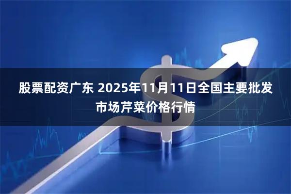 股票配资广东 2025年11月11日全国主要批发市场芹菜价格行情