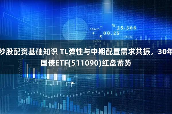 炒股配资基础知识 TL弹性与中期配置需求共振，30年国债ETF(511090)红盘蓄势